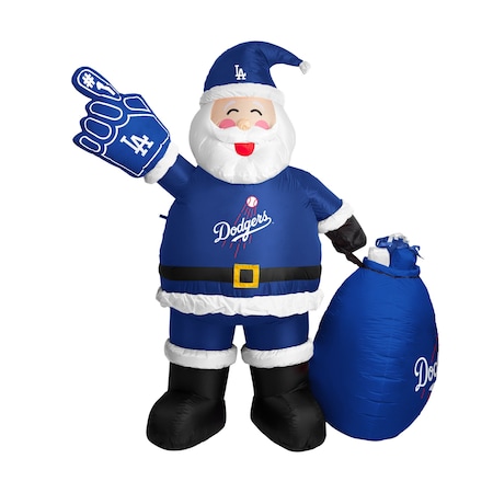 Logo Brands Los Angeles Dodgers Inflatable Santa 515-100-S